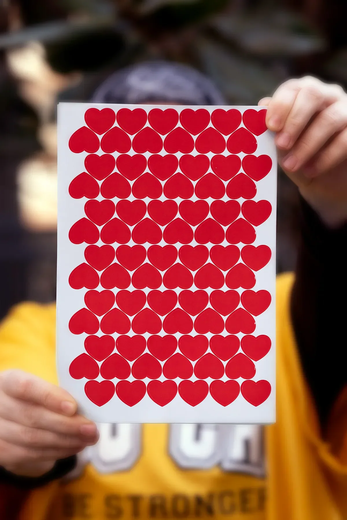 Kalpli Sticker (60 Adet) - Görsel 2